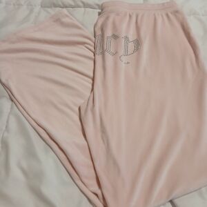 Juicy Couture Light Pink Velour Lounge Pants
